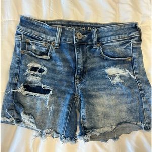 Size 4 American Eagle Low Rise Jean Shorts